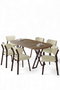 Hanah Home Axton - Atlantic Pine, Chrome